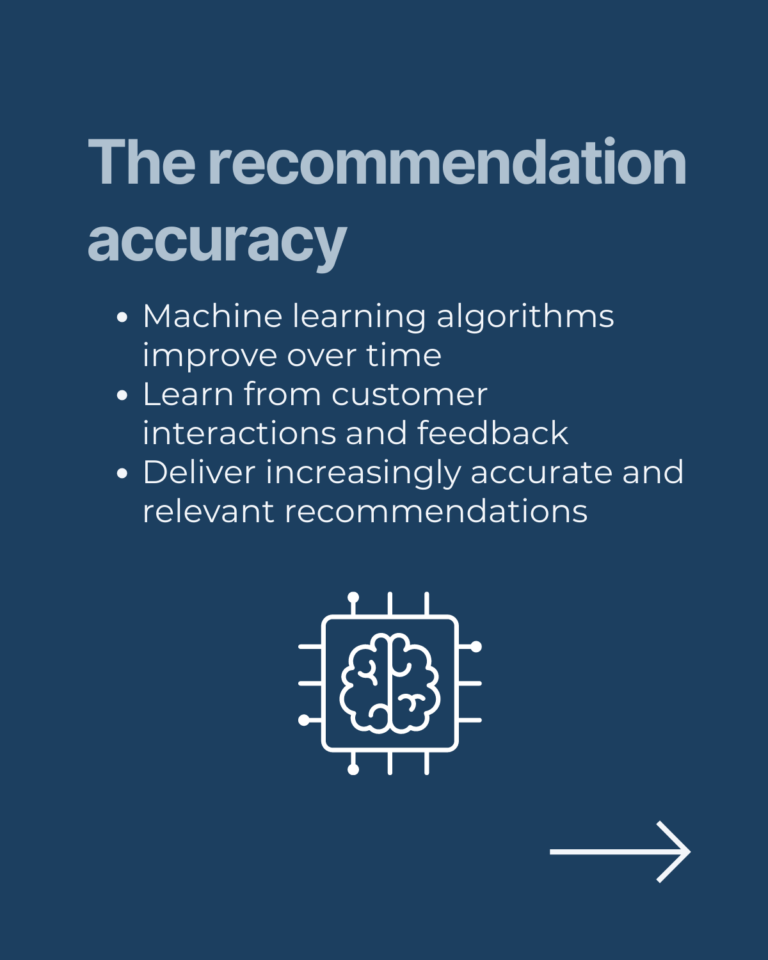 The recommendation system accuracy