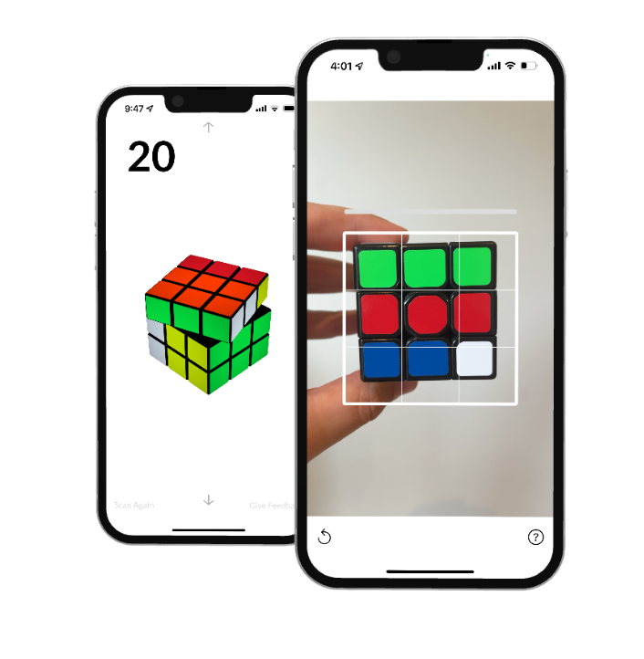 Rubik's Cube App with Computer Vision